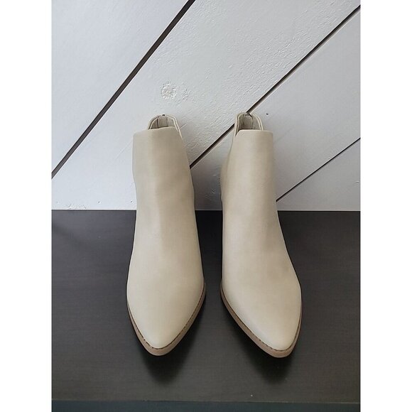 NEW Sun + Stone Womens Elizaap Ecru Ankle Booties Size 10M - Picture 2 of 10